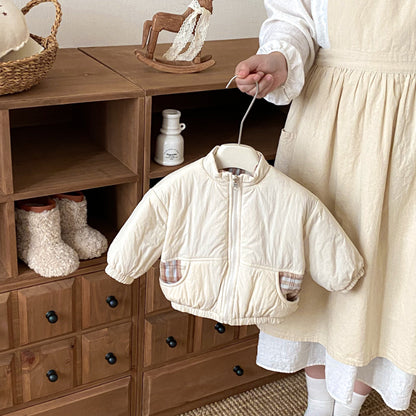 【BABY&KID】冬新作刺繍カートゥーンリバーシブルコートSK102524