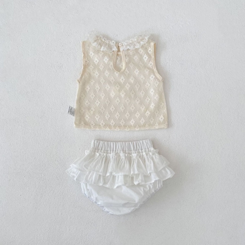 【BABY&KID】夏新作スウィート蝶結びセットアップSK105406