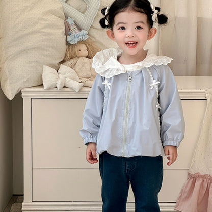 【BABY】リボンフード付きアウターSK103709