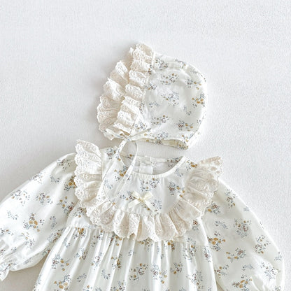 【BABY】スウィート小花柄ロンパースSK107907