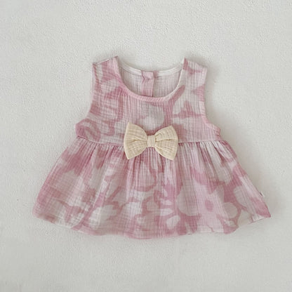 【BABY&KID】夏新作 ナチュラルプリントセットアップSK104927