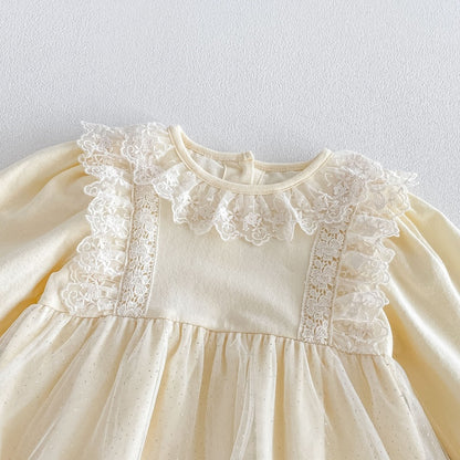 【BABY】チュールレースロンパースSK107910