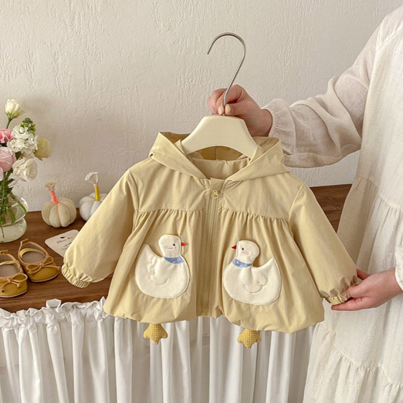 【BABY】あひるフード付きアウターSK103711