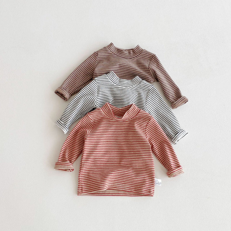【BABY】ハイネックボーダーtシャツSK100130