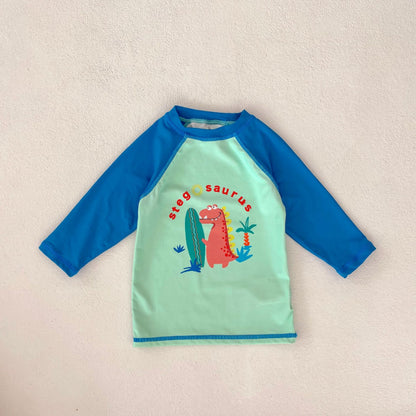 【BABY&KID】夏新作 恐竜柄長袖水着SK090925
