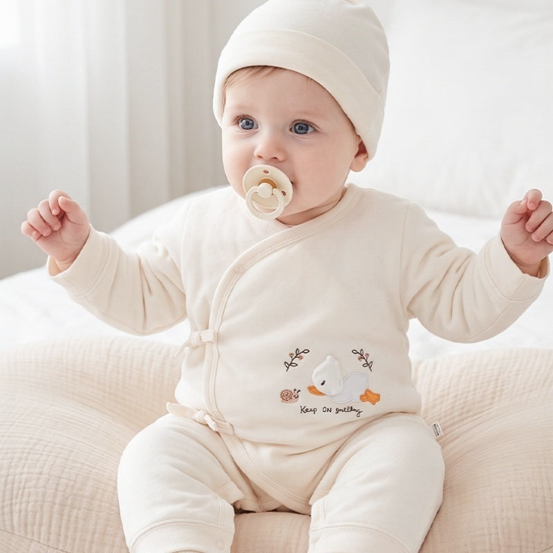 【BABY】Winter New Arrival Asymmetrical Collar Quilted Coverall SK108202