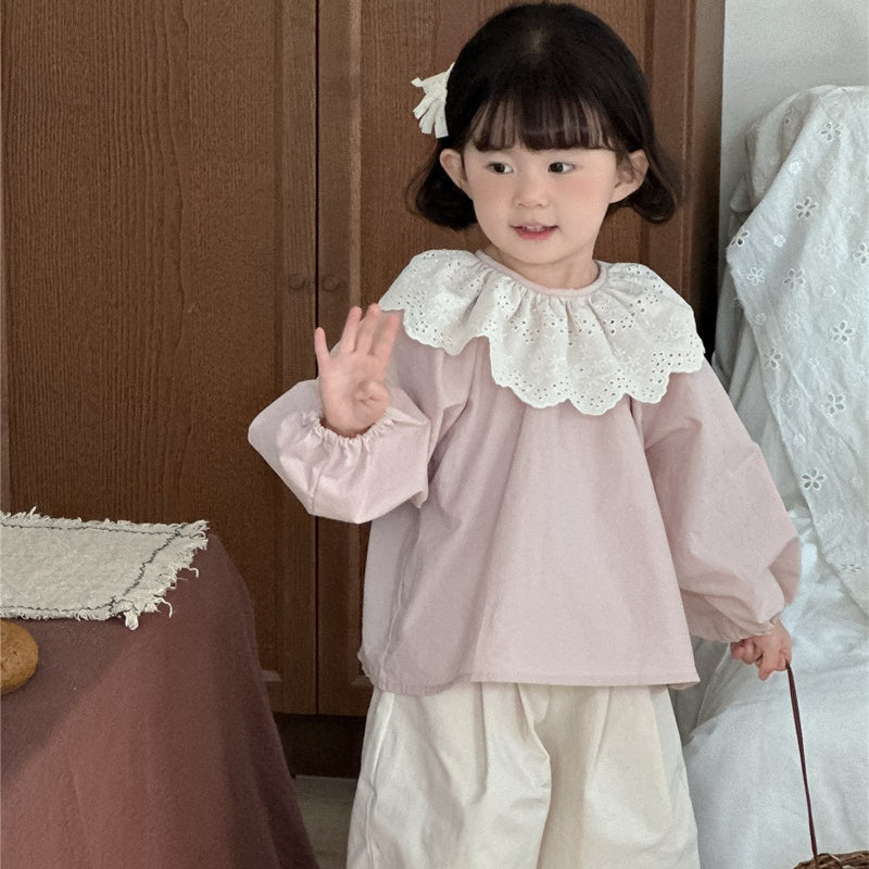 【BABY&KID】ビッグフリルカラーブラウスSK101443