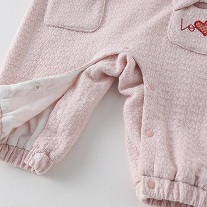 【BABY】うさぎ刺繍カバーオールSK104209