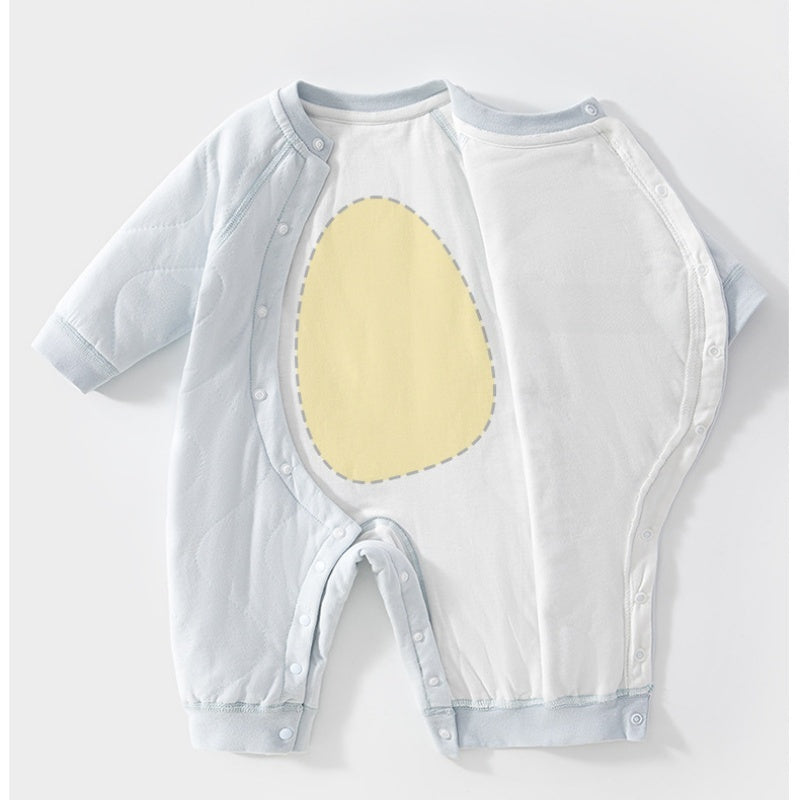 【BABY】Winter New Arrival Cartoon Patchwork Quilted Coverall SK108208