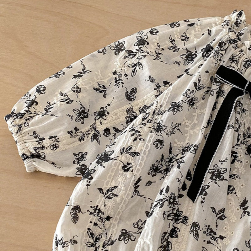 【BABY】ガーリー小花柄ロンパースSK103406