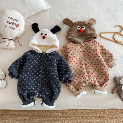 【BABY】シープボアフードカバーオールSK102911