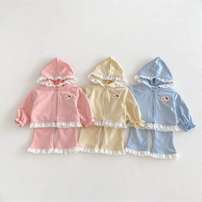 【BABY&KID】フード付きレースセットアップSK104314