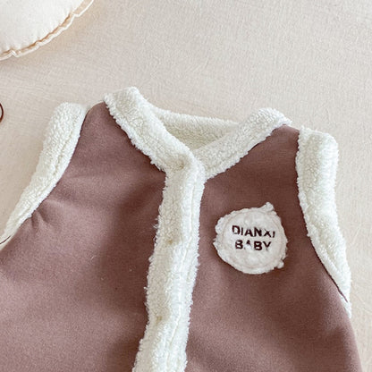 【BABY】冬新作 ロゴ刺繍オールインワンSK102109
