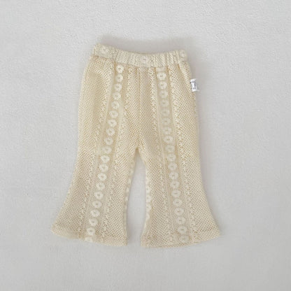【BABY&KID】夏新作 透かし編みセットアップ、パンツSK104930