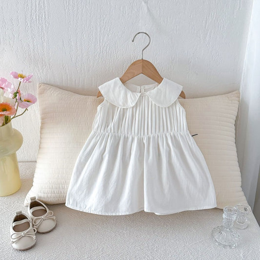 【BABY&KID】夏新作コットンノースリーブワンピースSK105020