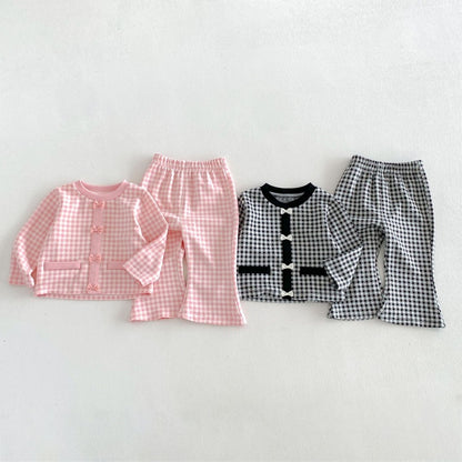 【BABY&KID】レトロチェックセットアップSK106615