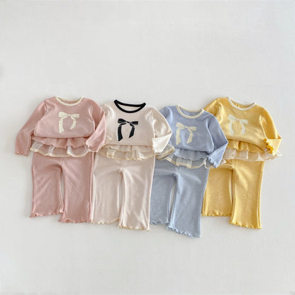 【BABY&KID】おしゃれ蝶結びセットアップSK104118