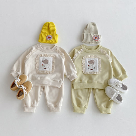 【BABY&KID】レースフリルセットアップSK092715