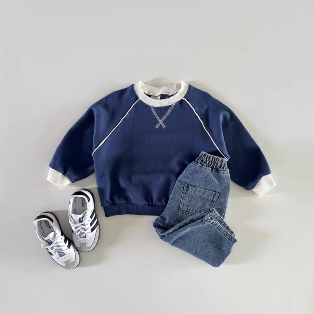 【BABY&KID】韓国風セットアップスウェットSK101920