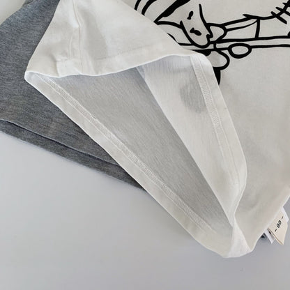 【BABY&KID】小猫柄長袖TシャツSK100529
