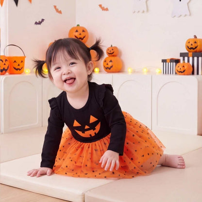 【BABY&KID】かぼちゃチュールワンピースSK107309