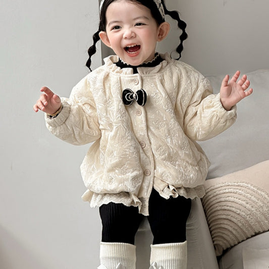 【BABY】冬新作ベロアキルティングレトロジャケットSK102726