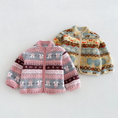 【BABY&KID】リバーシブルボアジャカードジャケットSK108107