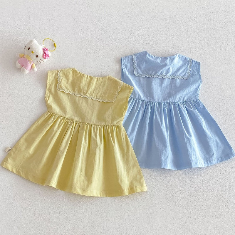 【BABY&KID】夏新作刺繍カートゥーンワンピースSK105522