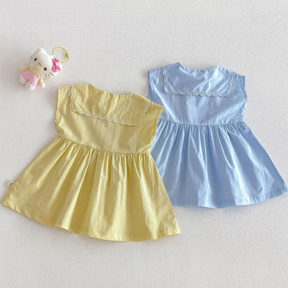 【BABY&KID】夏新作刺繍カートゥーンワンピースSK105522