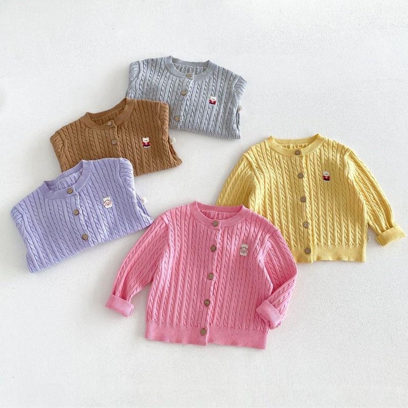 【BABY&KID】ケーブルニットカーディガンSK107205