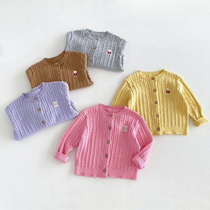 【BABY&KID】ケーブルニットカーディガンSK107205