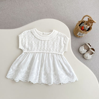 【BABY&KID】夏新作 ノースリーブニットトップスSK080107