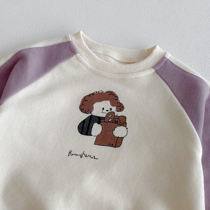 【BABY&KID】カートゥーンカジュアルセットアップSK092708