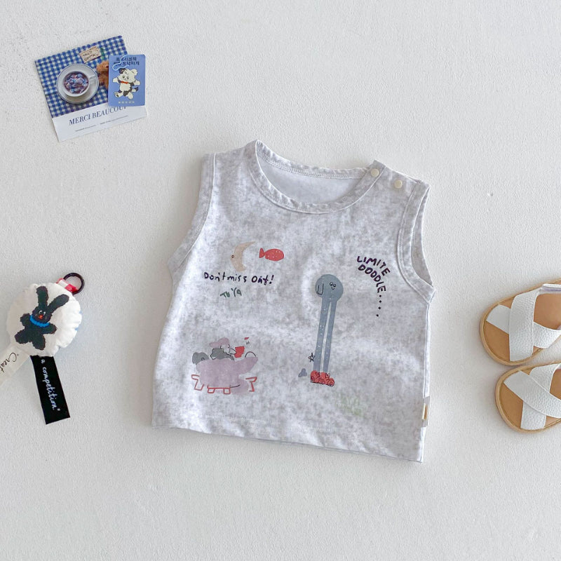 【BABY&KID】夏新作 カートゥーンtシャツ、トライプパンツSK080611
