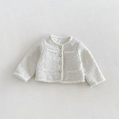 【BABY&KID】ツイード風アウター、ワンピース、ニットSK108114