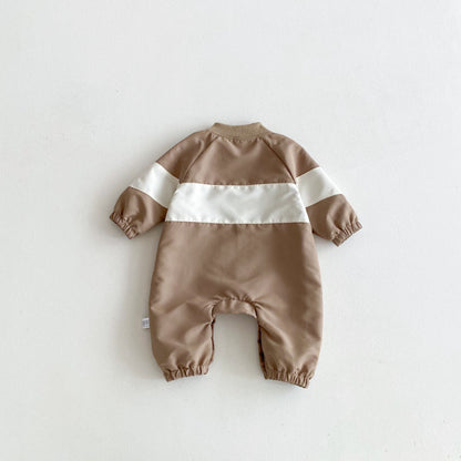 【BABY】ロゴ刺繍カバーオールSK102206