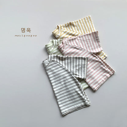 【BABY&KID】夏新作 マカロンカラーボーダーTシャツSK080810