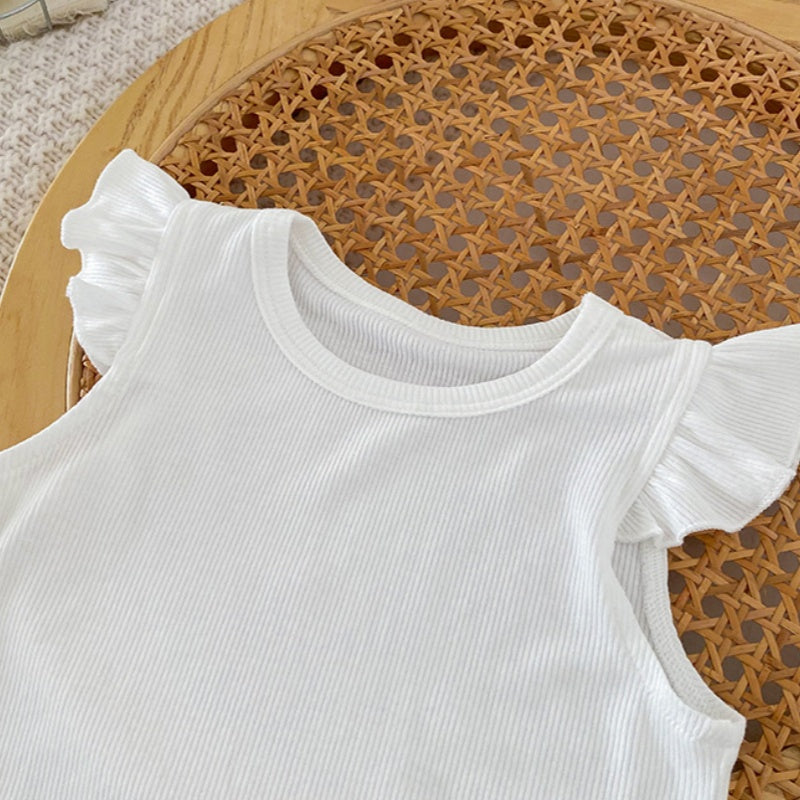 【BABY】夏新作 小花柄キャミロンパース＆TシャツSK090604