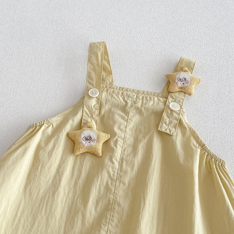 【BABY】夏新作星柄サロペット＆カラフルボーダータンクトップSK104506