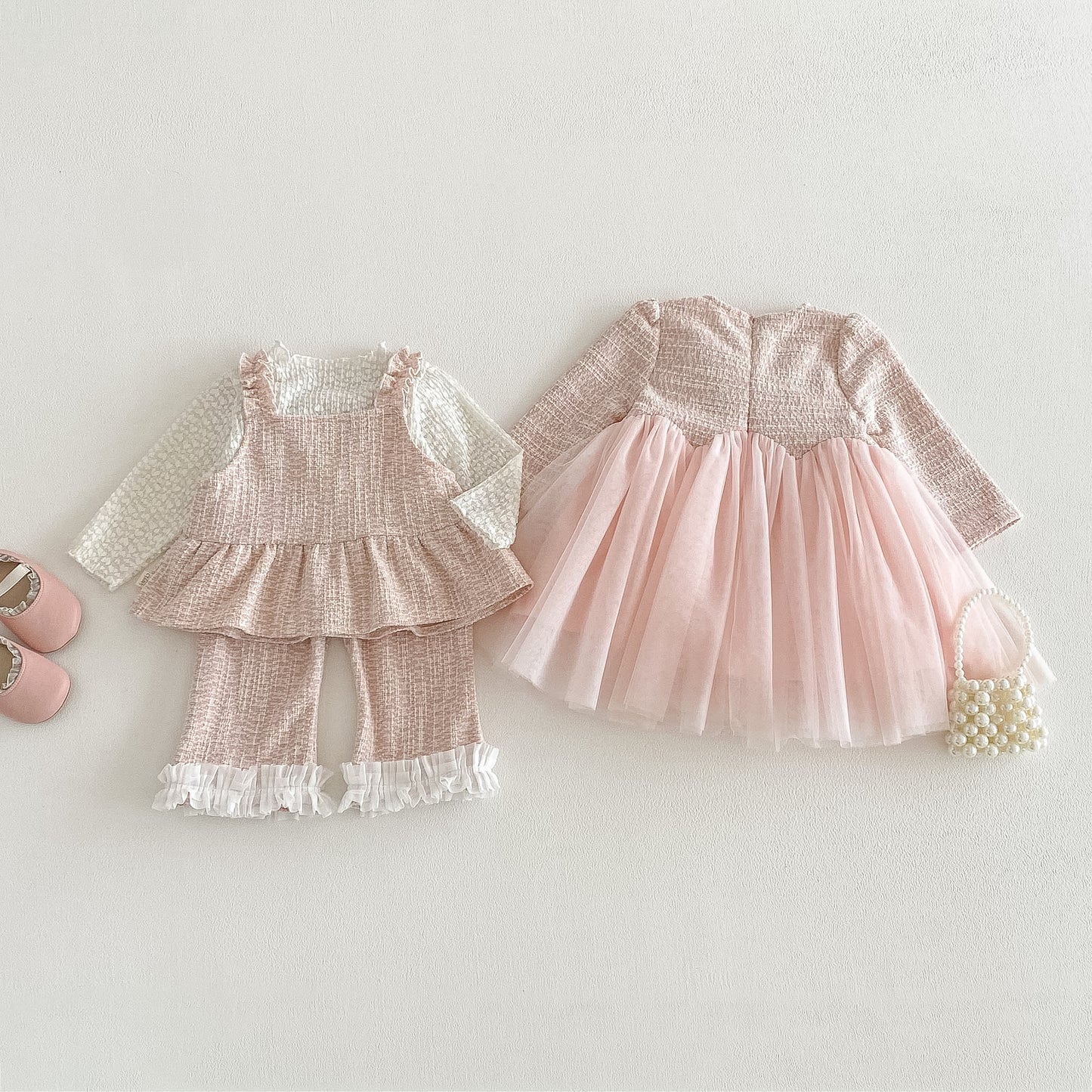 【BABY&KID】シャネル風チュールワンピースSK103512