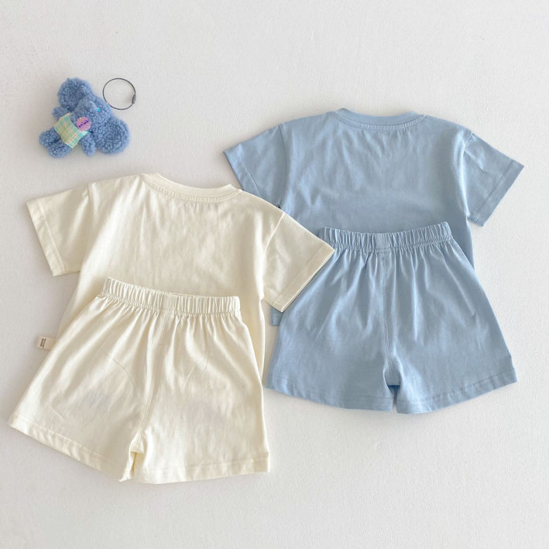 【BABY&KID】夏新作 アニマル柄ショートセットアップSK070212
