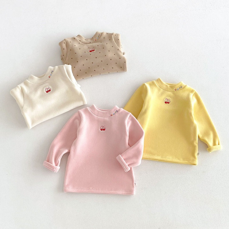 【BABY&KID】刺繍さくらんぼトップスSK108104