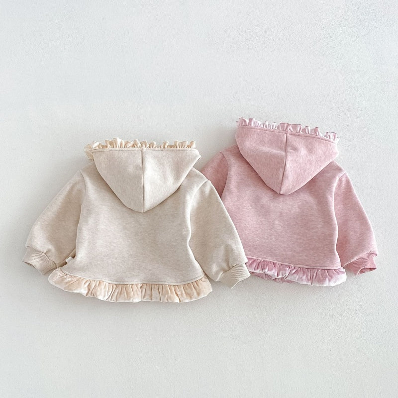 【BABY&KID】冬新作くまプリントトレーナー、フレアパンツSK108524