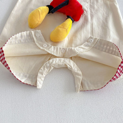 【BABY&KID】夏新作立体カートゥーンサロペットショートパンツ、総柄タンクトップSK105615