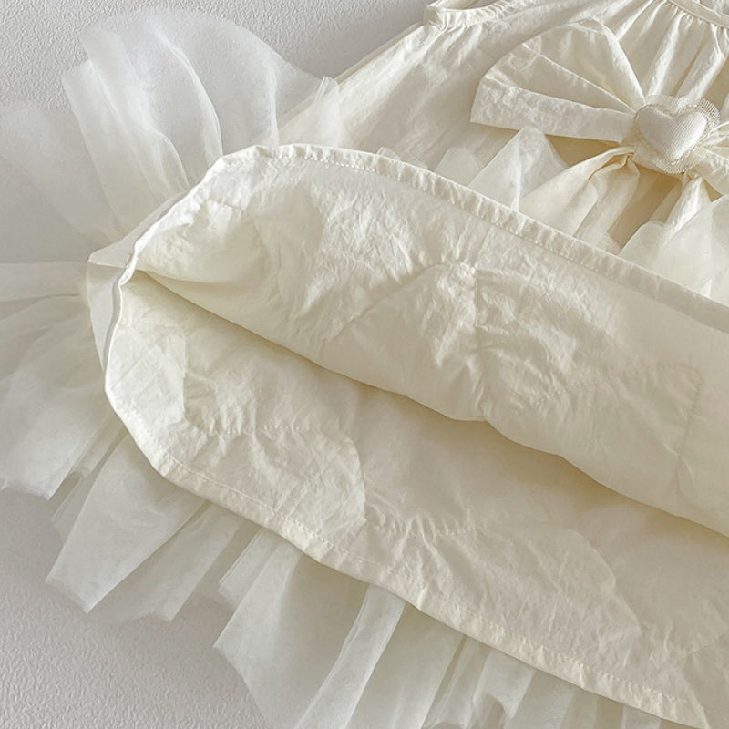 【BABY】夏新作蝶結びチュールノースリーブワンピースSK104520