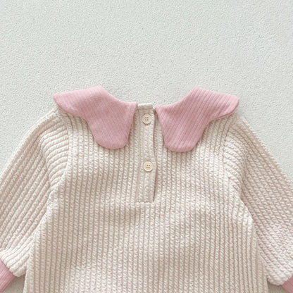 【BABY】花びら襟カバーオールSK100317