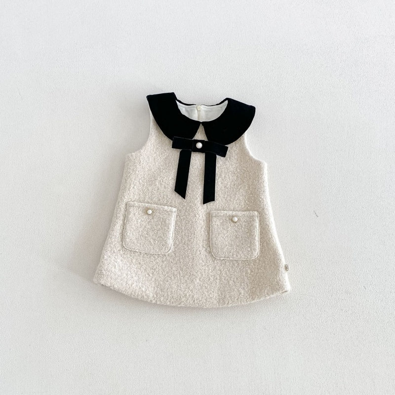 【BABY&KID】ツイード風ワンピース、ニットSK108109