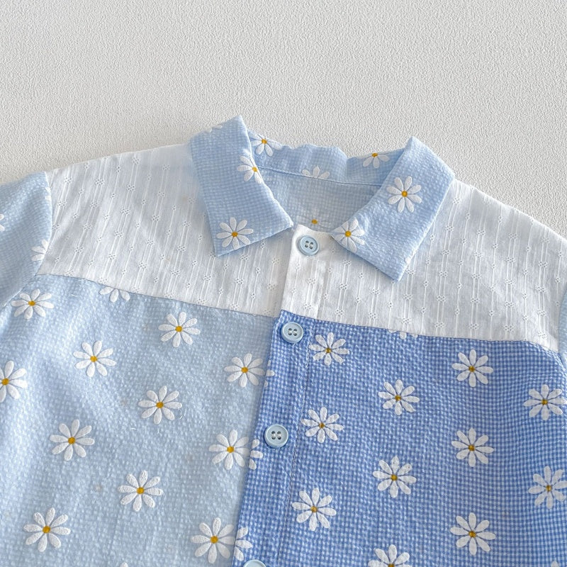 【BABY&KID】夏新作フラワー総柄ワンピース、セットアップSK106103