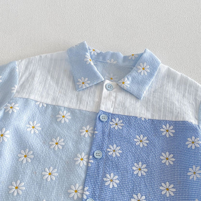 【BABY&KID】夏新作フラワー総柄ワンピース、セットアップSK106103
