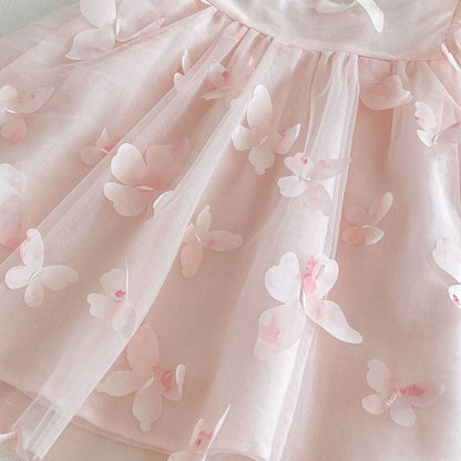 【BABY&KID】夏新作立体バタフライワンピースSK106112